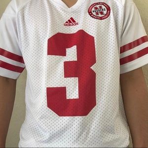 Adidas Nebraska huskies football jersey